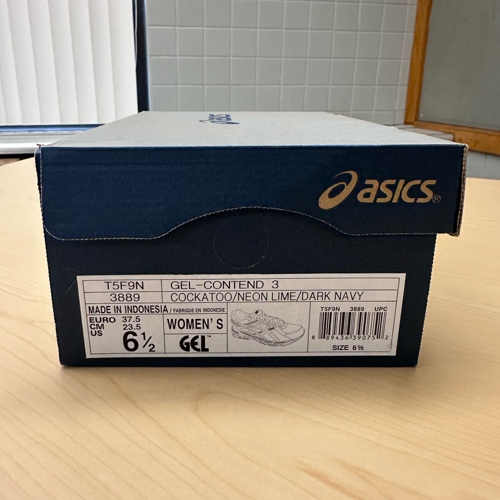Asics Gel-Contend 3 Women's Shoes - Neon Lime and Dark Navy